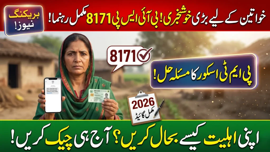 BISP 8171 PMT Score Women Removal 2026 – Eligibility Fix & Re-Check Guide