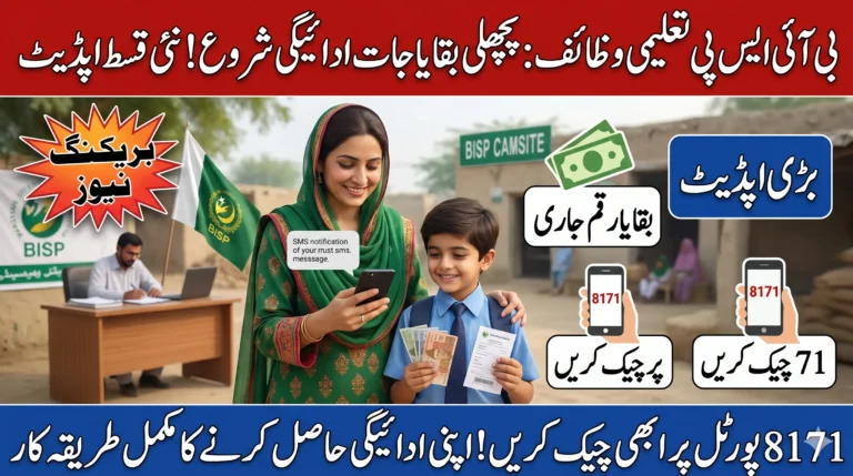 BISP Taleemi Wazaif New Qist Update 2026: Payments Begin for Previously Missed Student Scholarships