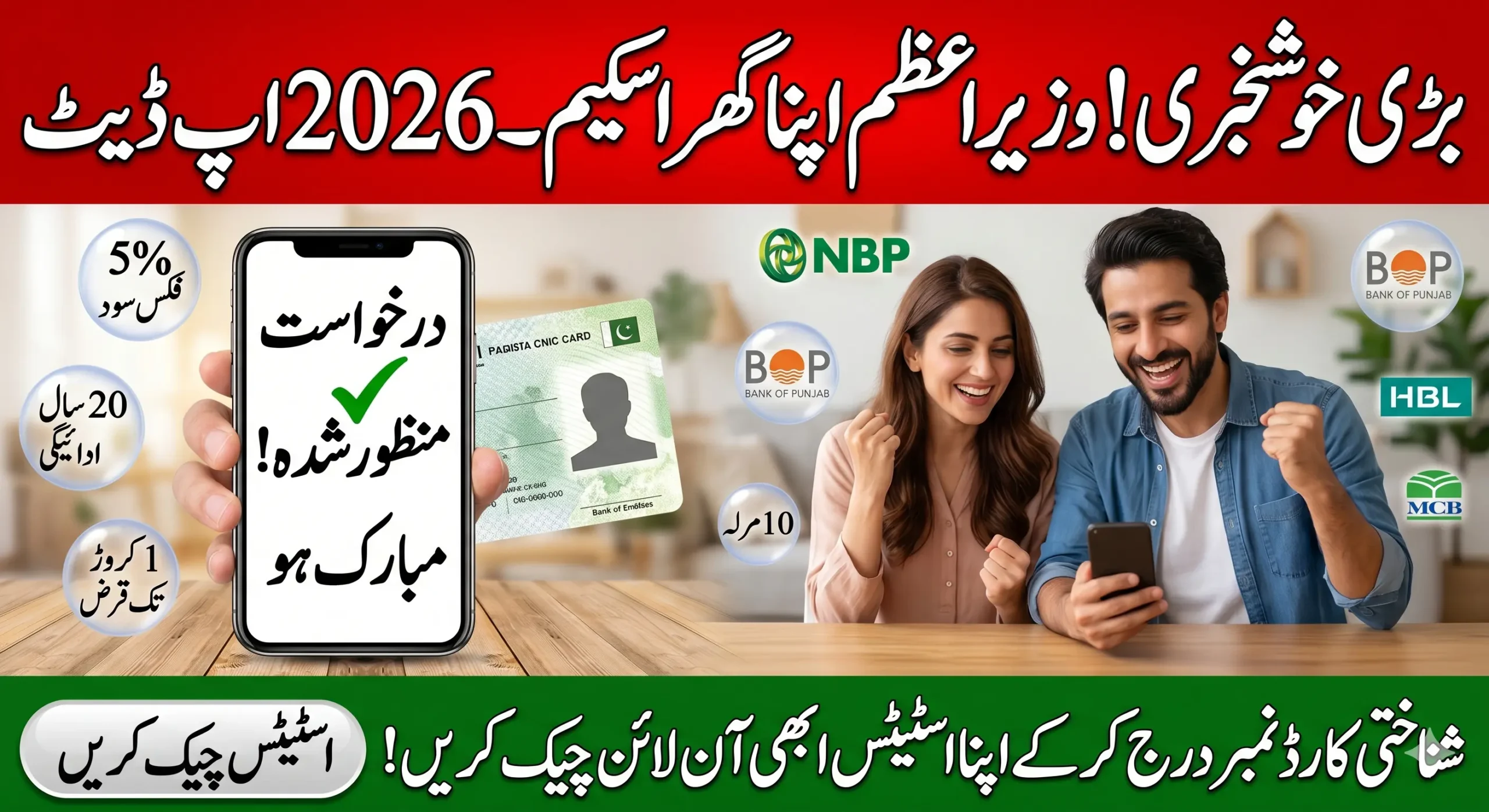 Today Update: Wazir e Azam Apna Ghar Scheme Status Check by CNIC – Complete Details 2026
